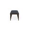 Lesro Lenox Wood 3 Seat Bench Wood Frame, Mocha, RS Night Sky Upholstery LW3001 - alternate 2